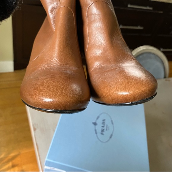 Prada Calzature Donna Leather Boots US40 - Picture 4 of 6